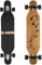 FunTomia Longboard mit 3 Flex Stufen Skateboard Drop Through Cruiser Komplettboard Mach1 Speed Kugellager T-Tool (Flex1 bis 122kg, Musik - Bambus/Ahornholz)
