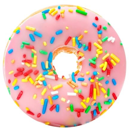 Abaysto Donut-Decke für Kinder, Donuts-Wickeldecke, lustig, realistisch, rund, weich, Plüsch, Flanell, Überwurfdecke für Erwachsene, 150 cm