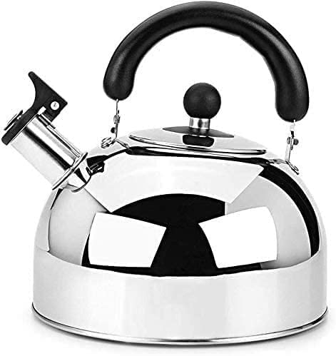 Tetera para estufa 304 Hervidor de agua de acero inoxidable Olla eléctrica instantánea Olla caliente Cocina de inducción Hervidor de gas con silbato Hervidor de agua con silbato automático g