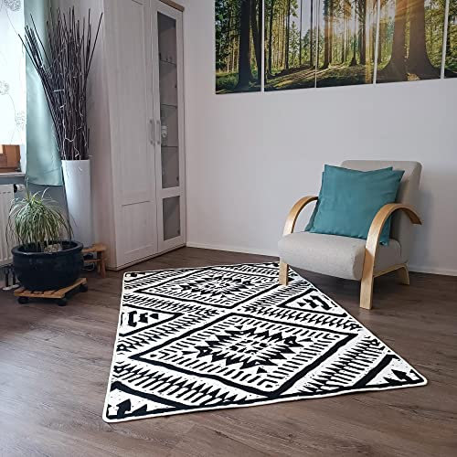 CelinaTex In und Outdoorteppich Carpet XL 120 x 180 cm Design 1 Indoor Outdoor Teppich Balkon Garten Flur Wendeteppich