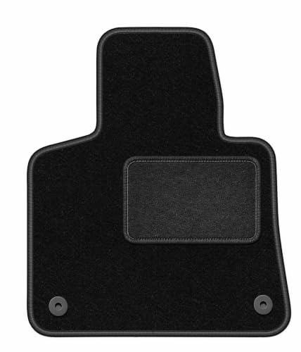 Velours-Fahrermatte passend für Citroën C4 Grand Spacetourer 2013-2021, LUX | passend für 7-Sitzer; Velours-Teppich (Polypropylen), ca. 6,5 mm; rutschfest, runde Befestigungen (Typ CP2)