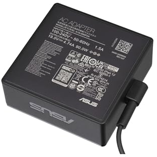 Asus 0A001-00059100 Original Netzteil 90,0 Watt für ZenBook Flip UX560UX, UX530UX, VivoBook 17X (M1703QA), 16X X1603ZA, M1503QA