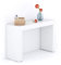 Mobili Fiver, Console d'Entrée Evolution 120x40, Frêne Blanc, Mélaminé, Console pour salon, Made in Italy