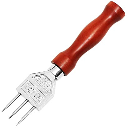 VOANZO Edelstahl Eismeißel Pick Crusher mit Holzgriff Entfernung Pick Crushed Ice Tool Küche Bar Restaurant Zubehör
