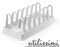 Porta Coperchi Pentole con 6 Divisori, Porta Pentole e Padelle da Cassettone, Organizer Coperchi Pentole e Padelle per Cassetti Cucina