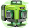 Laser Level, FELLAT 4x360° 4D 16 Lines Green Laser Level Self Leveling for Construction, Two 360° Vertical and Two 360° Horizontal Laser Level with Remote Controller, 2x4800mAh Rechargeable Battery