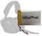 HIGHAKKU Ersatzakku Batterie 523450 kompatibel mit Corsair Void Elite RGB, Corsair Virtuoso RGB, Corsair Void Pro, Corsair Void Pro RGB, Corsair Void Pro RGB SE H2100 Wireless Game Headset
