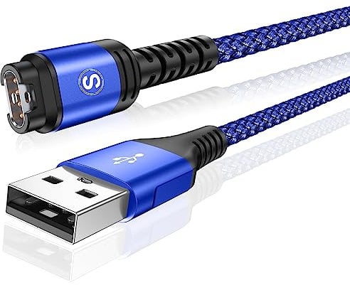 sweguard Garmin Watch Charging Cable 4ft Compatible with Garmin Fenix 5 5S 5X 6 6S 6X Plus Pro 7 7S 7X 8, Forerunner 945 45 45S 245 Music,Approach S10 S40 S60 G12 S12 S42,Vívoactive 3 4 4S,Venu 2