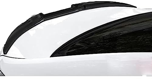 Carbon Fiber Auto Heckspoiler Für BMW Serie 3 Series 3er F34 Gran Turismo GT 2013-2020, Flügel Heckklappe Splitter Lip Kofferraumdeckel Klappe Decklid Trim, Muss es Selbst Schneiden,Black