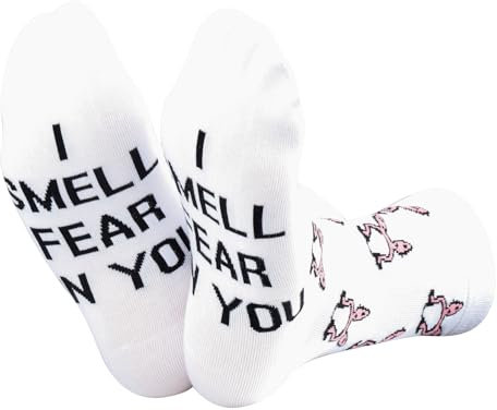 TSOTMO Cartoon-TV-Show-Socken Louise Belcher Geschenk Bob's TV Show Liebhaber Geschenk Burger TV Show Merchandise Geschenk für Louise Fans, Geruch Angst, Einheitsgr��e