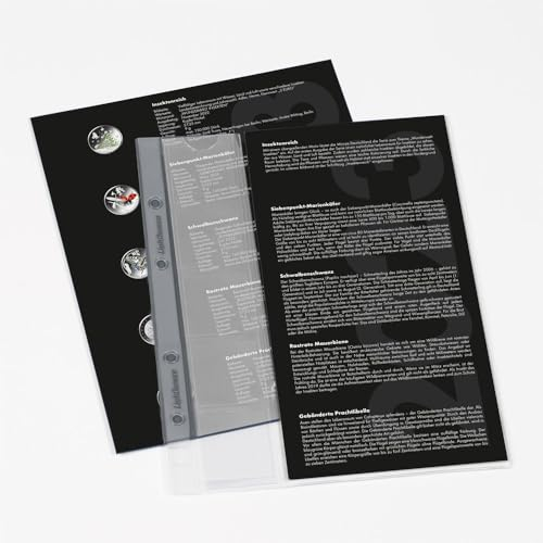 Leuchtturm Nachtrag 2022/2023 Wunderwelt Insekten für Vordruckalbum Deutsche 5-€URO-Sammlermünzen, Band 1