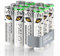 Mspalocell Lithium AAA batteries rechargeable 1.5V 1300mWh, tiger print quick charge AAA batteries, low self-discharge with charging light, 1500+ cycle, 12 pieces battery with battery box