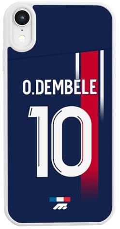 MYCASEFC Coque Football Ousmane Dembele Paris Oppo A74 5G. Housse de Football pour Smartphone pour Les Fans de Football - Idée Cadeau - Design de qualité supérieure.