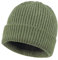 Zylioo S/M/L/XL/XXL Cappelli foderati in pile per teste diverse, cappelli lavorati a maglia con fodera in pile polare, cappello invernale caldo con teschio, Foderato in pile verde militare, L/XL