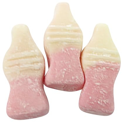 Just Treats Strawberry Milkshake Bottles (1kg Party Bag)