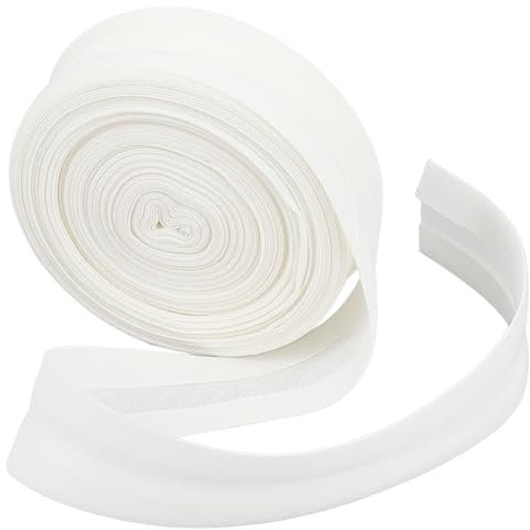 BENECREAT 10 m Polycotton-Schrägband Mit Einfacher Faltung, 18 mm Breites Cornsilk-Schrägband, Saumband Für DIY-Kleidungsnähen, Nähen, Rohrleitungen, Quilten