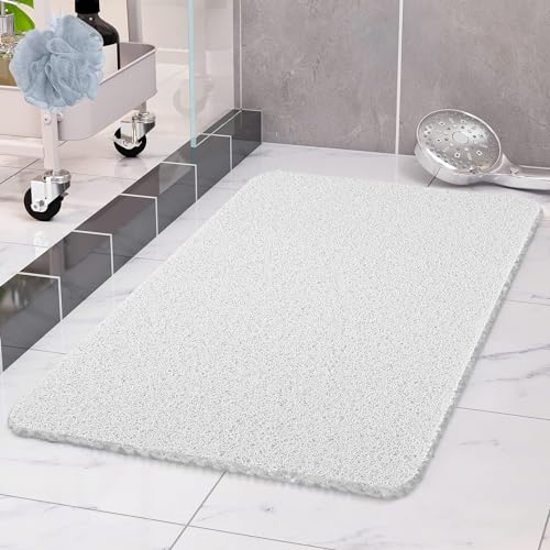 COSYLAND Tappeti bagno 40 x 60 cm - Tappetino Bagno - Tappeto Bagno Antiscivolo - Tappeto Bagno Assorbente - bianco