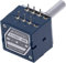 HBTSPJNT Relay Relays Relay 10K 20K 50K 100K 250K 500K ALPS RK27 Volume Potentiometer Dual 10~500KAX2 Slotted Rotary Switch 6Ppin (Color : 20k)
