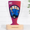 Wanapix | Coppa Trofeo Personalizzabile con Nome | Trofeo Sportivo | Coppa Personalizzata | Plexiglass | Base in Legno Naturale Inciso | Trofeo di Squadra