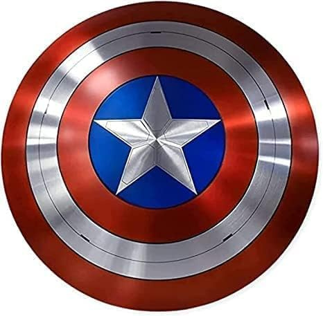 Captain Shield – Der Falke und der Wintersoldat Schild – Metall-Replik Halloween Mittelalter Rüstung Cosplay Schild (45,7 cm)