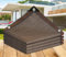 Filet Ombrage Pergola Sable Ombrage Terrasse Voile Ombrage 3x4 Blanc Bache pour Pergola Toile d'ombrage Ajourée Blanche,brown-6x8m