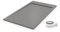 PLATO DE DUCHA AMBIENTE GRIS - 70x160cm - resina con cargas minerales