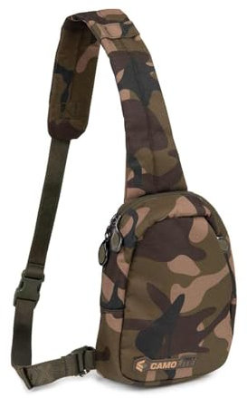 Fox Camolite Shoulder Wallet - Angeltasche, Rucksack zum Karpfenangeln, Schultertasche, Zubehörtasche, Tackletasche für Angelzubehör, Umhängetasche