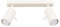 SOLLUX lighting Deckenlampe Deckenleuchte Deckenstrahler Einstellbar Stahl 2 Flammig 30 x 6 x 17 cm Beige Ring