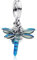NUNUYAYA Damen Charm Anhänger für Armband 925 Sterling Silber Dragonfly Beads passend Armband Halskette,Charm Anhänger für Europäischen Armbänder Frauen Mädchen