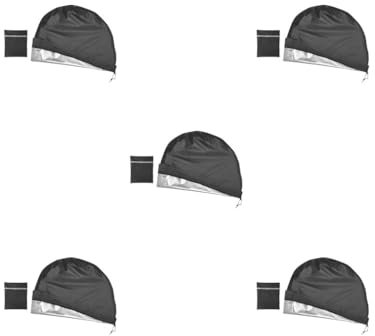 Feriuzymix 5 set Industrial Fan Cover Large Blower Cover for Workshop Factory Wall Mount Fans 24-30 inch Black