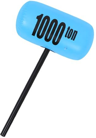 HONITANO Giant Inflatable Hammer Toy for Boys and Girls Inflatable Nails Boys and Girls Tent Peg Hammer for Party Games Festivals