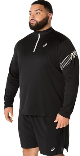 ASICS Icon 1/2 Zip Langarm Laufshirt - M