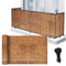 Cloture Jardin Exterieur Canisse Bambou Balcon 50 80 100 150 200 250 300 500 800 1000cm Clôture Décorative Séparation Écran De Protection De La Vie Privée Du Balcon 70% Filtrage De La Lumièr
