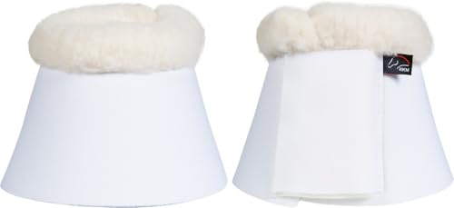 HKM Comfort Softopren padded Overreach boots White Pony