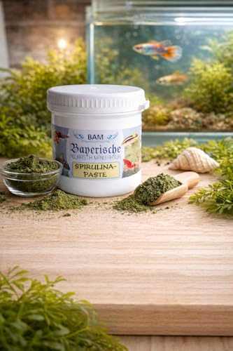 BAM Spirulina-Paste, Frostfutter-Ersatz für Zierfische, Aquaristik Manufaktur