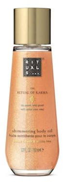 RITUALS The Ritual of Karma Körperöl, Lotusblüte, 100 ml | Premium Rituals Formel, Lotusblüte, Weißer Tee, tägliche Pflege
