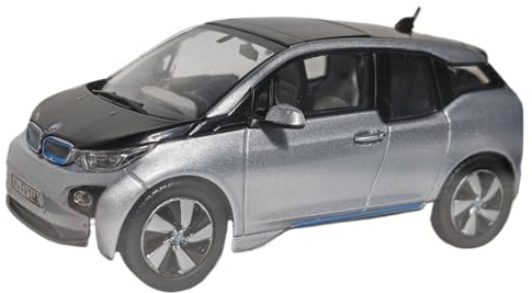 GEOQZRU 1 43 Für BMW I3 Legierung Ornamente Auto Sammler Mini Fahrzeug Spielzeug (Erstausgabe Vergriffenes Auto)
