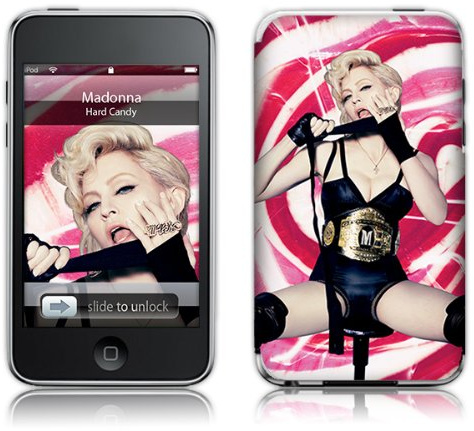 MusicSkins Madonna – hårt godis för Apple iPod touch (2nd/tredje generation)