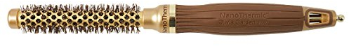 Olivia Garden Haar-Rundbürste NanoThermic, NT-12, 12/22 mm mit Keramikkörper, 1 Stück (1er Pack)
