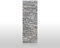 wandmotiv24 Duschrückwand Grober Stein Grau 70 x 200cm (B x H) - Aluminium 3mm M0311