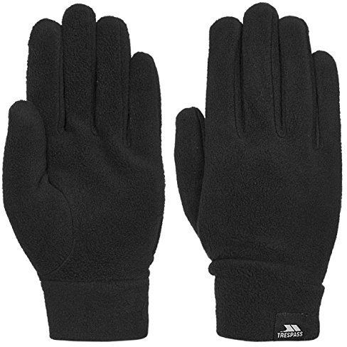 Trespass Mens Gaunt II Fleece Gloves (L) (Black)