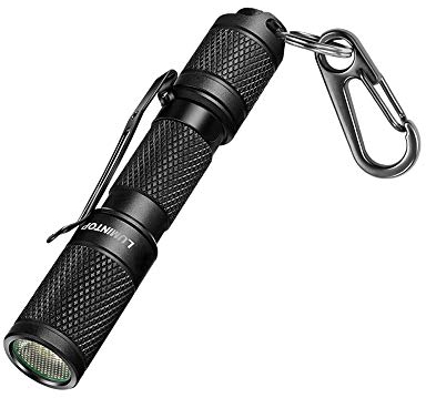 LUMINTOP Tool AAA Waterproof Flashlight, 130 Lumens, IPX-8, TIR Lens, 3 Output Modes, Memory Function, Battery Powered