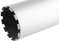 MSW Corona Diamantata MSW-DCD-300/162 (Acciaio con rivestimento diamantato, Diametro Ø 162, Lunghezza 300 mm, 90 HRC, Connessione filettata 1 1/4)