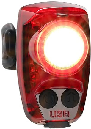 Cygolite Hotshot Pro– 200 Lumen Bike Tail Light [FLEXIBLE MOUNT TYPE]– 6 Night & Daytime Modes– User Adjustable Flash Speed- Compact Design– IP64 Water Resistant– USB Rechargeable–Great for Busy Roads