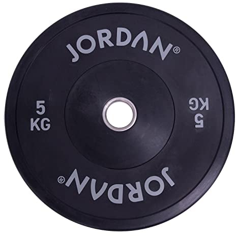 Jordan Fitness Olympic Bumper Plates High Grade Black Rubber 5KG