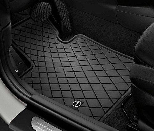 MINI 51472354155 Allwetter-Fußmatten in Essential-Schwarz, Set mit 2 Matten für vorne