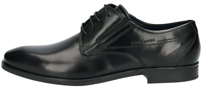 bugatti Herren Businessschuhe, Männer Business Schnürer,Freizeit,Schnuerschuhe,Schnuerer,straßenschuhe,Strassenschuhe,schwarz (1000),48 EU / 12.5 UK