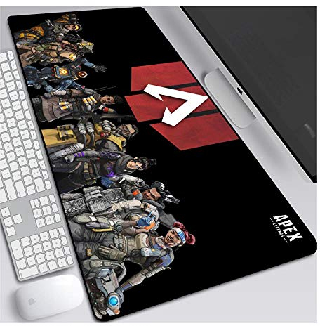 ITBT Mauspad Apex Legend XXL Gaming Mauspad, 900x400mm Anime Mousepad, Höchstmaß an Präzision, extra stark vernähter Rand, gummierte Unterseite, Desktop Computer, D