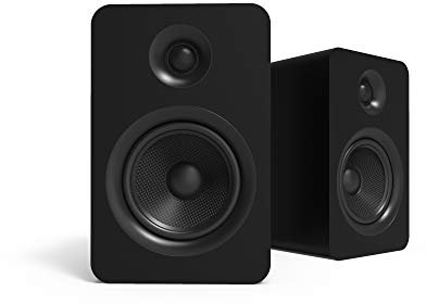 Kanto YU Passive 5.25 Bookshelf Speakers with 1 Silk Dome Tweeter | External Amplifier Required | 100W Power Handling | Matte Black | Pair