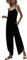 MUMZUGI Salopette Donna Estate Tutine con Bretelle Elegante Casual Jumpsuit Estiva One Piece Outfit, Nero-2 XL